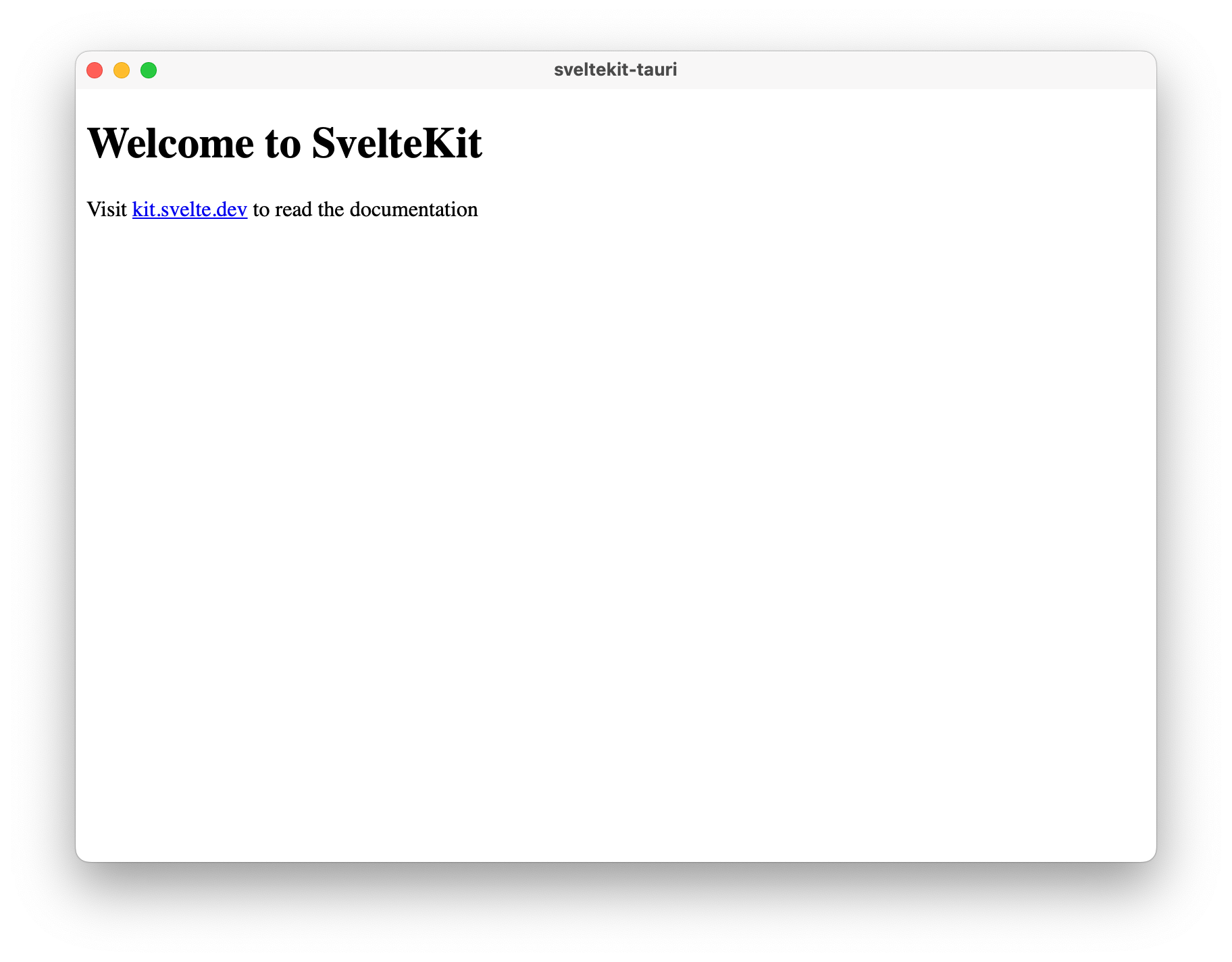 Fenêtre d'application